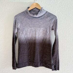 Ivivva by Lululemon Ombré Turtle Neck Long Sleeve Tee